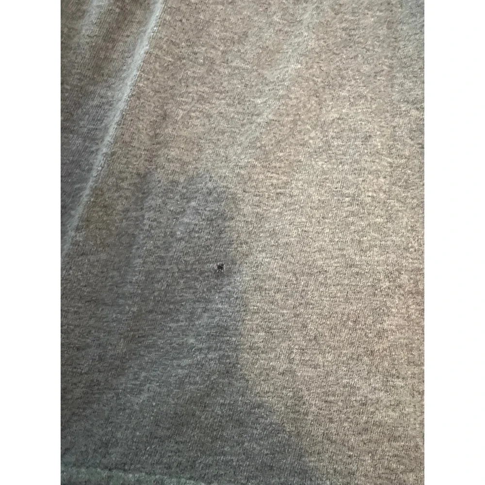 John Deere Mens XXL Gray Long Sleeve Henley Shirt Cotton Workwear Logo 4166